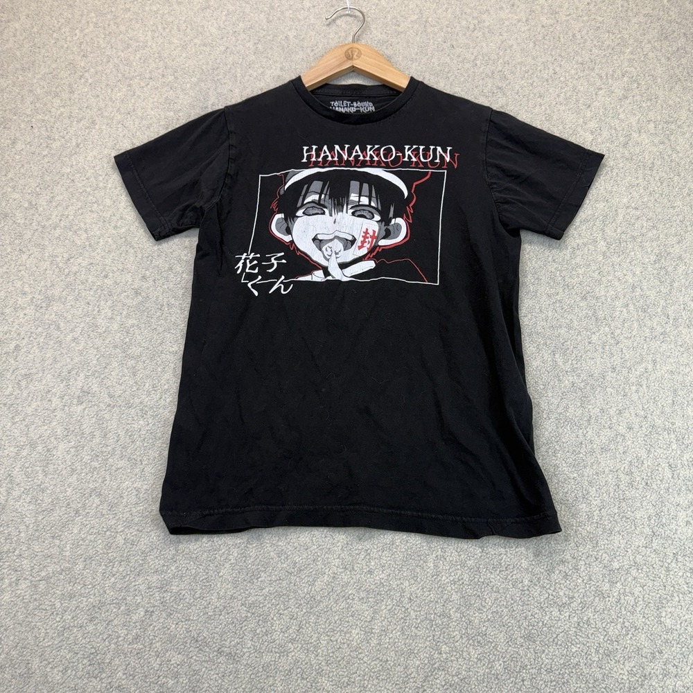 Toilet-Bound Hanako-Kun Anime Graphic Black T-Shirt Size Small